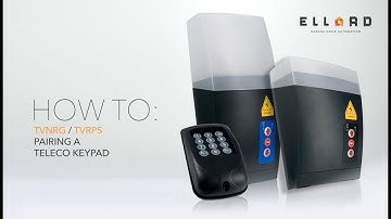 TVNRG / TVRPS: Pairing Teleco keypad