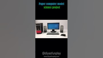 computer model out of paper - #shorts - #scienceproject  #diyproject #diy #diyasfunplay