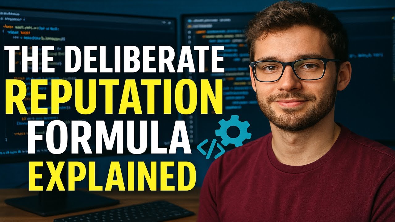 The Deliberate Reputation Formula Explained - YouTube