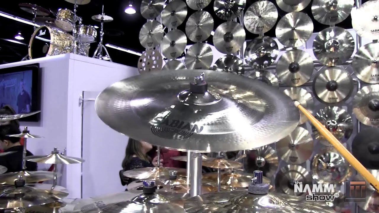 L&M NAMM 2016 Sabian XSR and HH Vanguard Cymbals YouTube