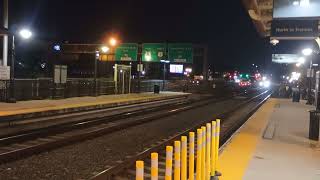 NJ Transit Wrapped 2-Car River Line Train With Announcement at Hamilton Avenue