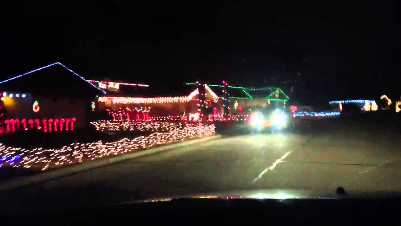 Christmas lights in Ponca City YouTube