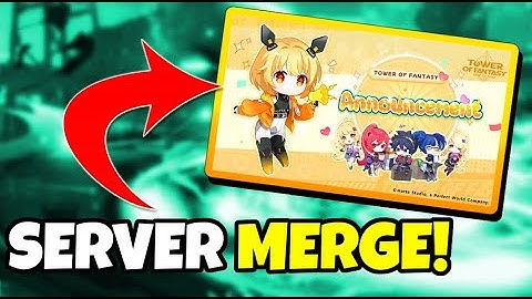 TOWER OF FANTASY SERVER MERGE IS HAPPENING - Kinda | Tower of Fantasy PS5 #tof #toweroffantasy