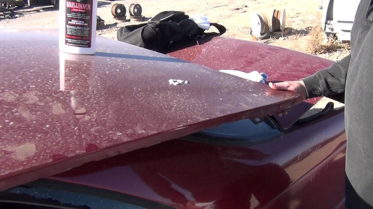 BRILLIANCE waxing cars in the JUNKYARD YouTube