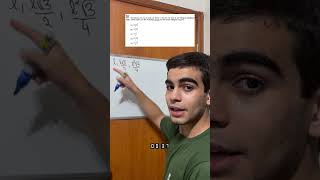 Questão da EsPCEx em 1 minuto. #espcex #esa