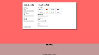 E commerce website create using html and CSS footer part #9