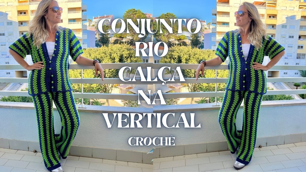 Conjunto Rio calça de Crochê (M)