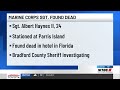 Marine drill instructor found dead in Florida hotel room