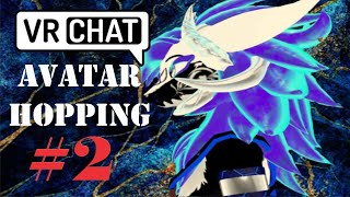 VRchat Avatar hopping #2 j1t's furry avatar world (physbones)