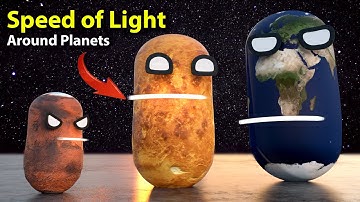 Speed of Light around all planet