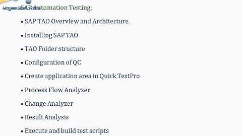 sap testing online training classes