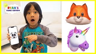 Funny Iphone X animojis with Ryan's Family Review screenshot 4