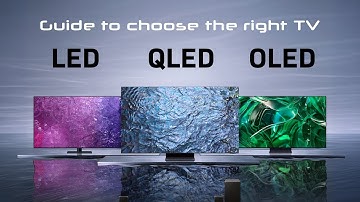 Choosing the right TV, LED - QLED - OLED