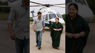 Ai Vijay, Chief Minister Jayalalithaa And Others Get Down From The Helicopter