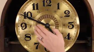 Gustave Becker German Antique 1910 Oak Grandfather or Tall Case Clock U-18661 screenshot 4