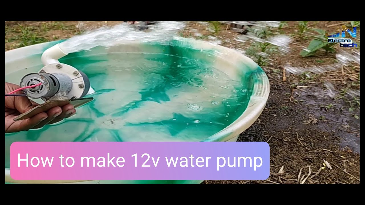 How to make 12v/24v water pump yt ytviral diy dcmotor dcpump YouTube