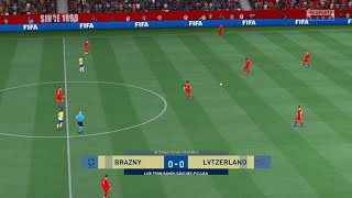 Brazil vs Switzerland LIVE FIFA 22 GAMEPLAY