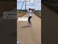 風強すぎて、笑 #日本 #スポーツ #一輪車