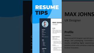 Resume Tips 2023 | 3 Best CV Tips #resumetips #cv