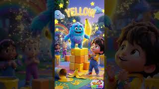 ARU Learns Every Color with his Monster Friend #toddlerlearning #education #colorsforkids
