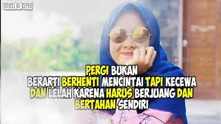 Story Wa cewek cantik?Mundur alon alaon
