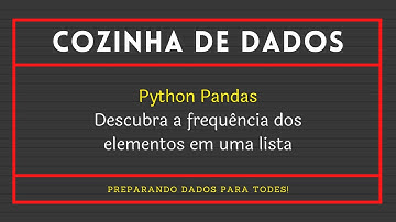 Python em 1 min: Calculando a frequência dos elementos de uma lista