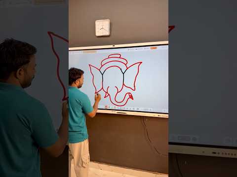 YY = How to draw lord Ganesha ji Amazing Drawing #shorts