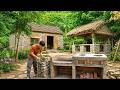 Roofing the Outdoor Kitchen and Crafting a Wood Stove #TrieuAnhTV #hoaky #lifeisbutadream