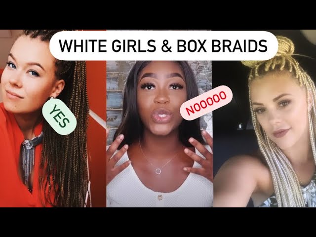 White Girls With Box Braids
