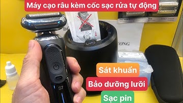 Máy Cạo Râu BRAUN SERIES 7 360 Kèm Cốc Sạc Rửa Tự Động | Dũng Hàng Nhật