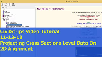 11_13_18 Projecting Cross Sections Level Data On 2D Alignment
