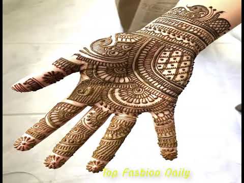 Top Latest Palm simple Mehndi Designs 2018/2019