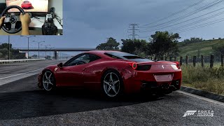 FERRARI 458 ITALIA - Forza Horizon 5 | Steering Wheel