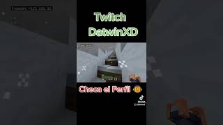 🐵👌 HUEVOS de ARAÑA en MINECRAFT? 🙄😏 #datwinxd #datwin #datwinxp #minceraft1_20