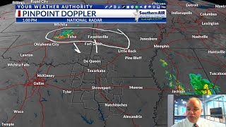 Scattered storms to return to the ArkLaTex Friday..could linger through the middle of next week