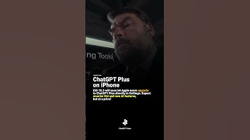 ChatGPT Plus on iPhone
