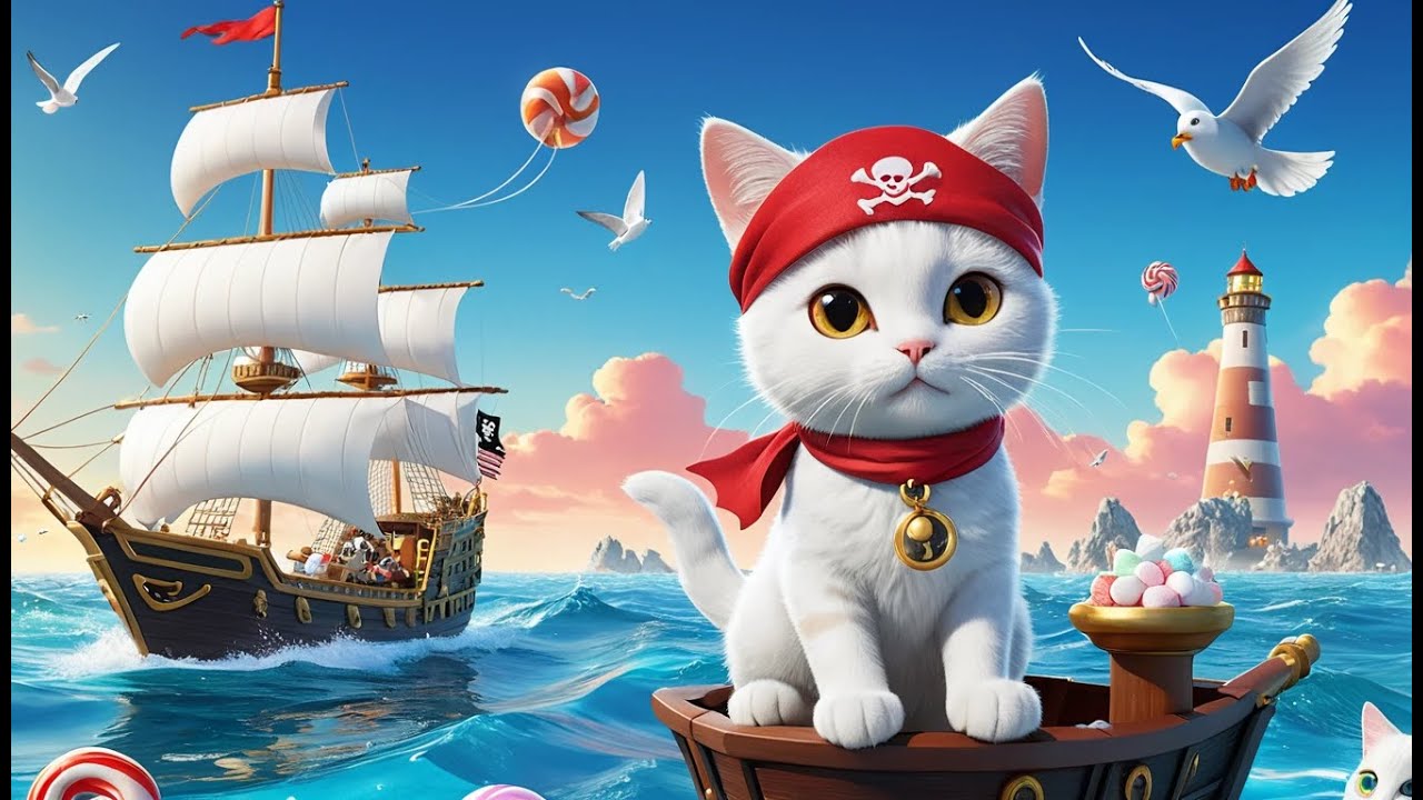Pirate Paws and the Treasure Hunt | Fun Pirate Song for Kids | Adventure Rhyme