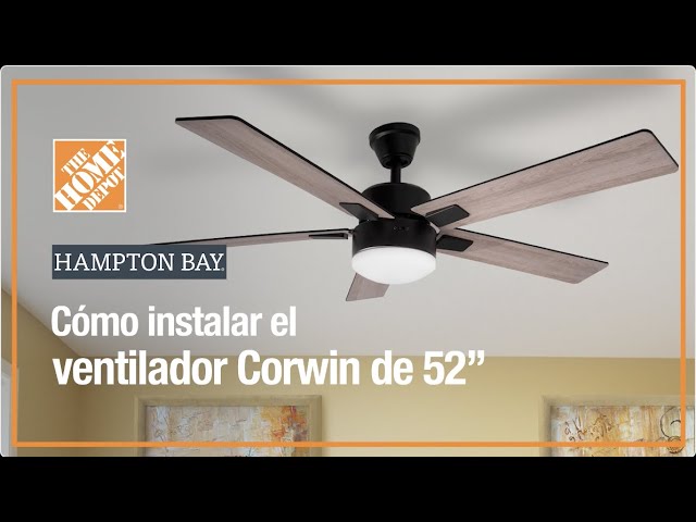 VENTILADOR DE TECHO MERWRY 52 PULGADAS LUZ LED, The Home Depot México