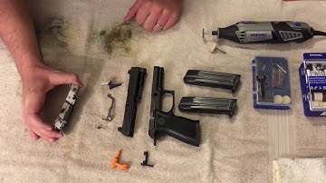 SIG SAUER P320 RX Tactical Flat Trigger and FCU Optimization