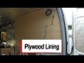 Mercedes Sprinter Camper Van - Plywood Lining