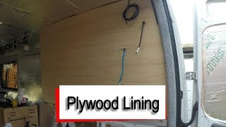 Mercedes Sprinter Camper Van  Plywood Lining