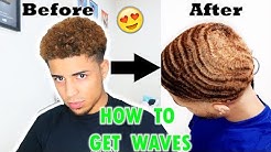 HOW TO TRANSFORM CURLY HAIR TO WAVES IN MINUTES!! 😋🔥
