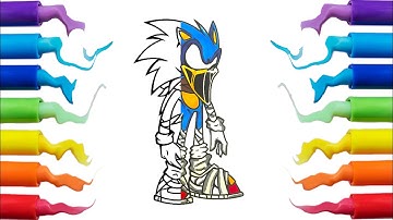 Sonic the Hedgehog coloring pages |sonic Halloween |different Heaven & ED!DE- My Heart [NCS RELEASE]