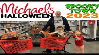 Our Trip to Michael's - First Halloween Of the 2023 Season Code Orange  Lemax Spookytown Has Hit