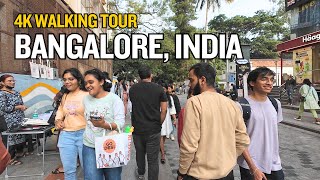 Bangalore, Mahatma Gandhi Road and Church Street  [4K] India walking tour