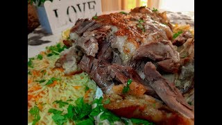 فخد خروف مشوي بالفرن على طريقه تركيه ..طريقه اكتر من رائعه ..وصفات رمضان Oven-Roasted Lamb Thigh