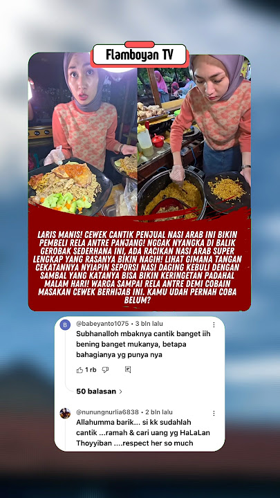 Laris Manis! Cewek Cantik Penjual Nasi Arab Ini Bikin Pembeli Rela Antre Panjang! #shorts #trending