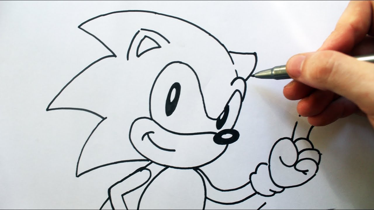 Como Desenhar e pintar o Sonic #sonic #sonicthehedgehog #sonicfilme, By  Vovô Paulo