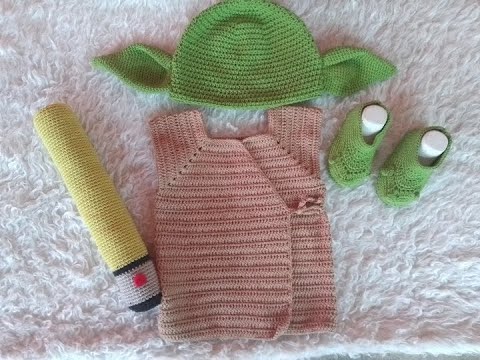 disfraz de yoda bebé en crochet de segunda mano por 30 EUR en Fuengirola en  WALLAPOP