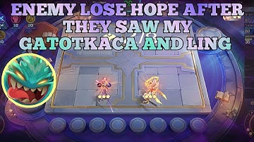 Tharz 3 | 2 Hero Only | Enemy Lose Hope After They Saw My 3 Star GATOTKACA And LING NEW META | MLBB